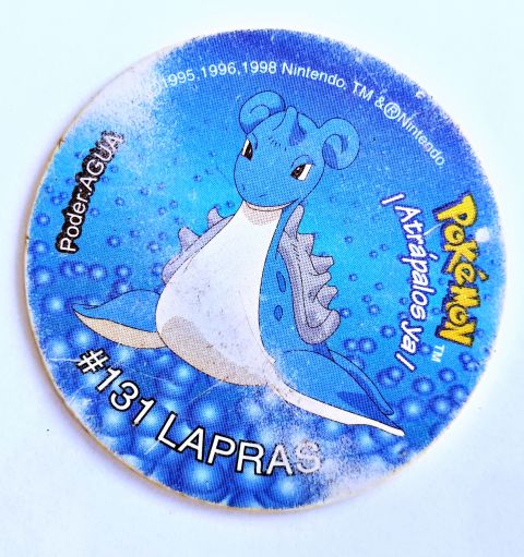 Pokémon 2 (Evercrisp, 1999): Nº131 (Tazo Lapras) (Normal Estado)