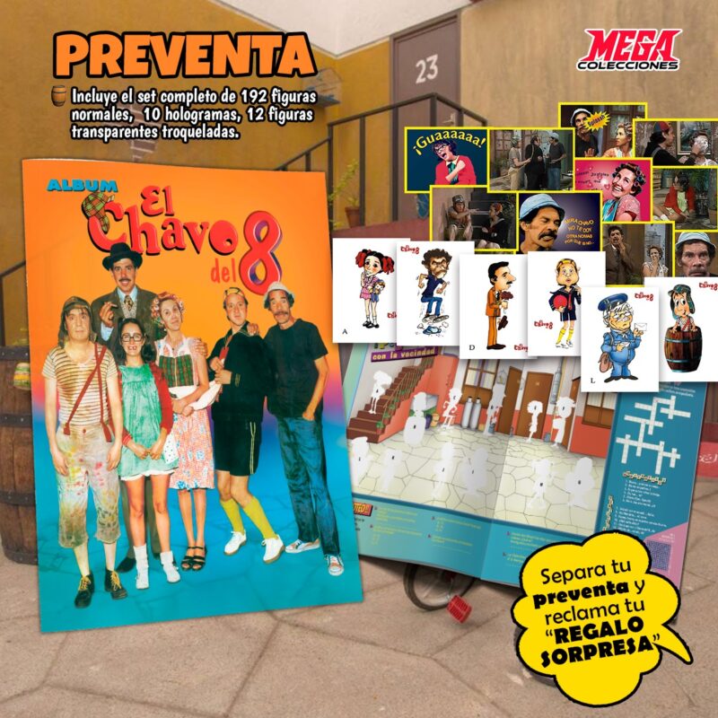 . 1 Álbum En Preventa: Chavo del 8: Álbum Completo A Pegar
