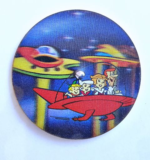 Hanna Barbera, Giro Chapas 3D: Nº07 (Tazo) (Fritto Crac, 1995) (Excelente Estado)