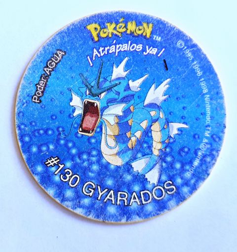 Pokémon 2 (Evercrisp, 1999): Nº130 (Tazo Gyarados) (Normal Estado)