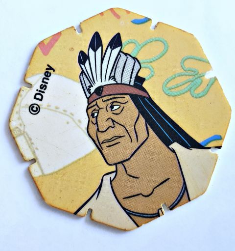 Pocahontas (Evercrisp, 1995): Nº09 (Tazo) (Excelente Estado)