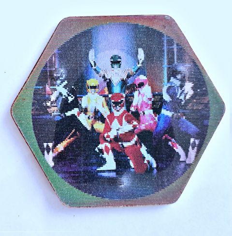 Power Ranger (Fritto Crac, 1995): Nº32 (Tazo) (Normal Estado)