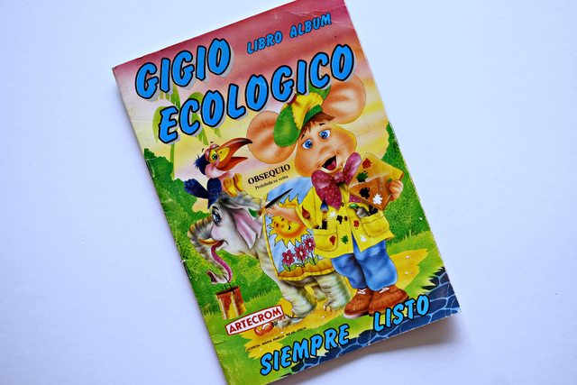 Topo Gigo Ecologico (Topo Gigio) (Artecrom, 1999): Álbum Vacío (Sin láminas)