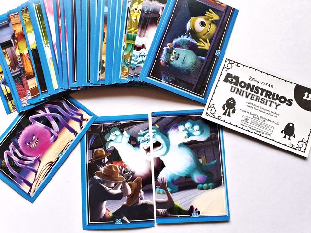 Monsters University: 30 Láminas (Pack) [2013, Panini]