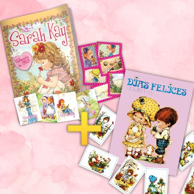 . Álbum Promo: Días Felices + Sarah Kay: Completos A Pegar