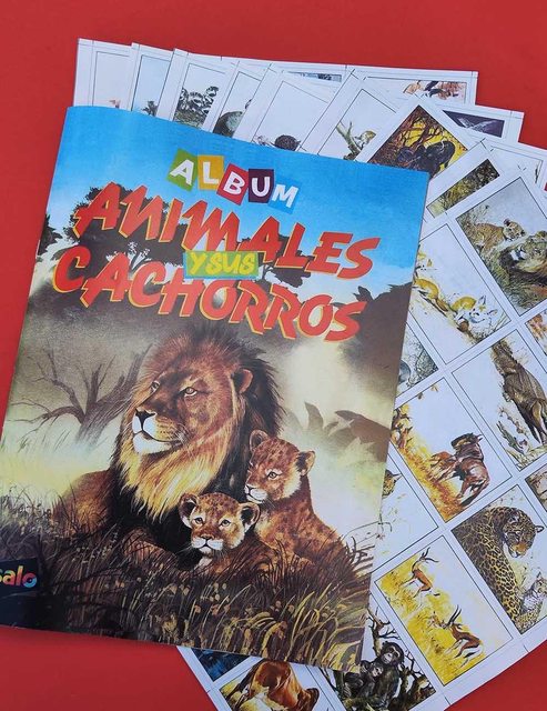 Animales y Sus Cachorros: Álbum Completo A Pegar
