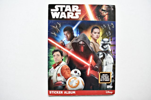 Star Wars The Force Awakens (Topps, 2016): Faltan 16 Láminas (Álbum)