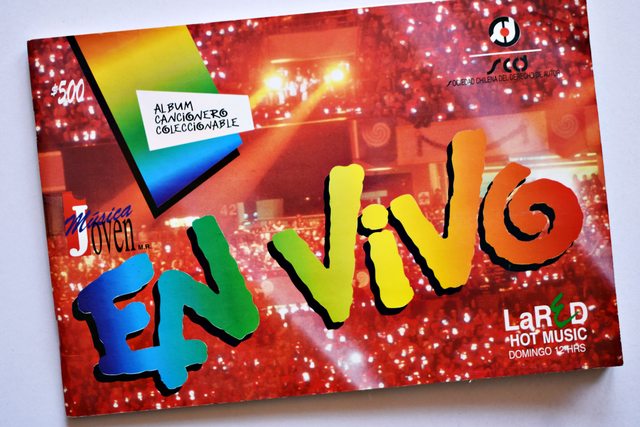 En vivo (La Red, 1995): Álbum Completo (Con todas sus láminas pegadas)