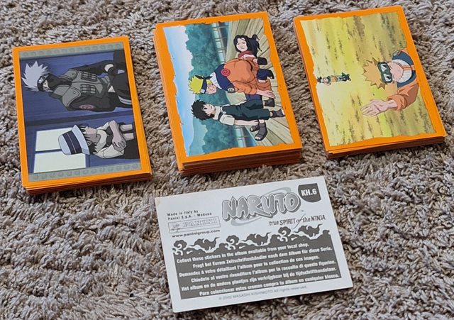 Naruto True Spirit: 25 Láminas (Pack) [2007, Panini]