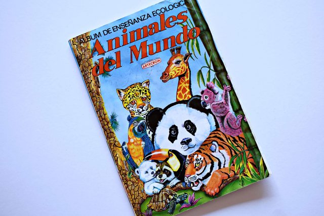 Animales del mundo (Artecrom, 1990): Tiene 123 Láminas (Álbum)