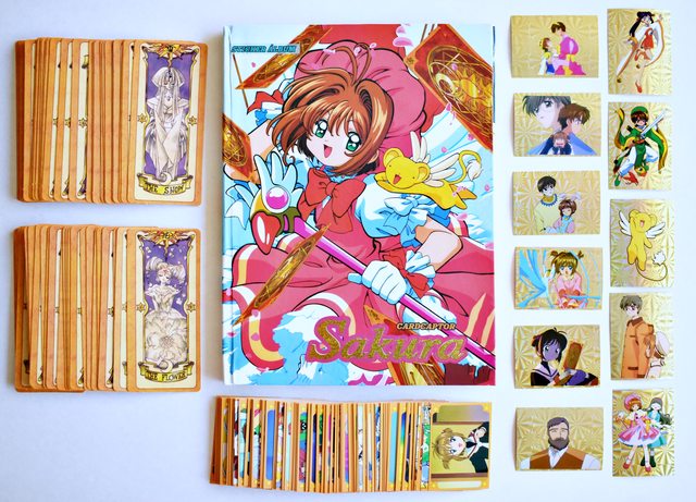 Sakura + Cartas Mágicas + Poster [Tapa Dura]: Álbum Completo A Pegar