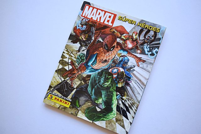 Marvel Súper Héroes (Panini, 2017): Álbum Completo (Con todas sus láminas pegadas)