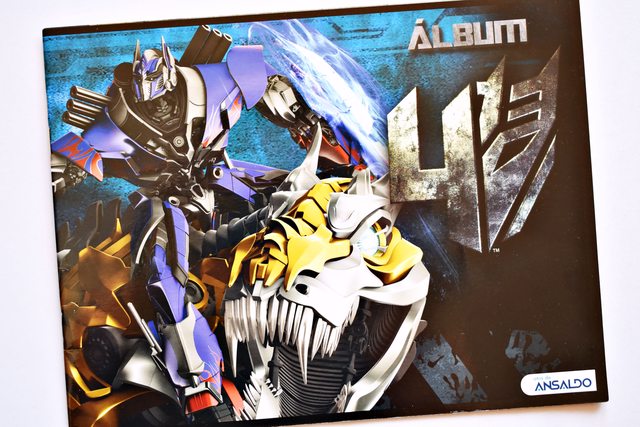 Transformers 4 (Ansaldo, 2014): Álbum Vacío (Sin láminas)