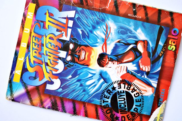 Street Fighter 2, Super SF II (Salo, 1995): Álbum Completo (Con todas sus láminas pegadas)