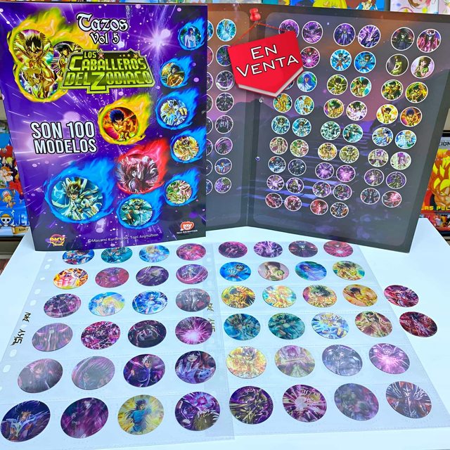 Caballeros del Zodiaco, Tazos Colección V°5 3D [Saint Seiya: Taps]