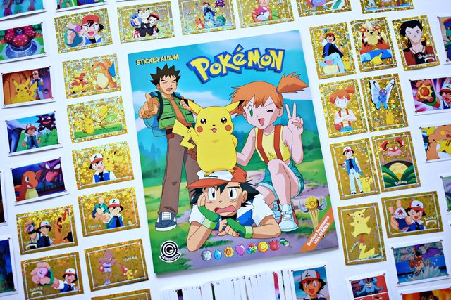 Pokémon, Liga Naranja & Primeras Ligas: Álbum Completo A Pegar