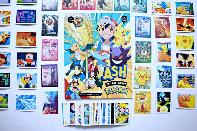 Pokémon, Ash Campeon: Álbum Completo A Pegar[Ultimas Unidades]
