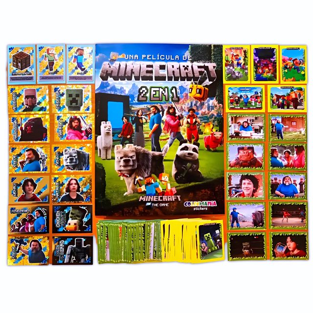 Minecraft: Álbum Completo A Pegar
