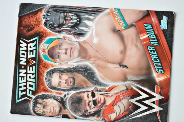 WWE Then Now Forever (Topps, 2016): Tiene 6 Láminas (Álbum)