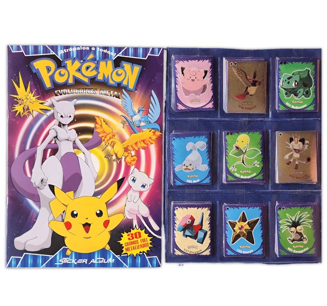 Pokémon, Evoluciones Metal 1: Álbum Completo A Pegar