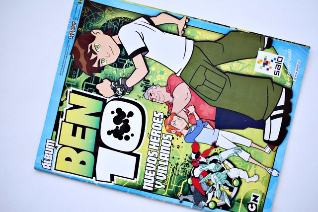 Ben 10 Nuevos Héroes y Villanos (Salo, 2009): Álbum Completo (Con todas sus láminas pegadas)