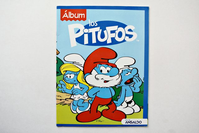 Los Pitufos (Ansaldo, 2013): Álbum Completo (Con todas sus láminas pegadas)