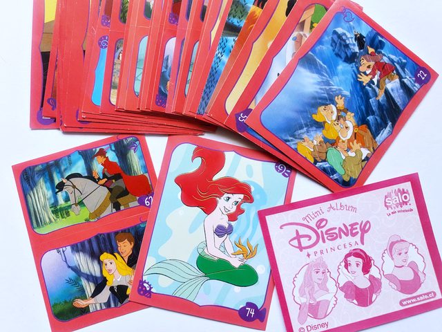 Disney Princesas: 20 Láminas (Pack) [2001, Salo]