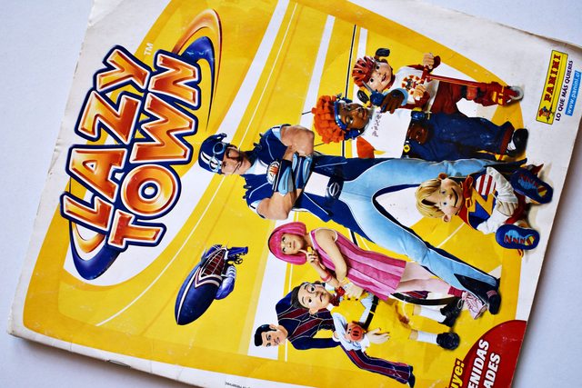 Lazy Town (Panini, 2007): Álbum Completo (Con todas sus láminas pegadas)