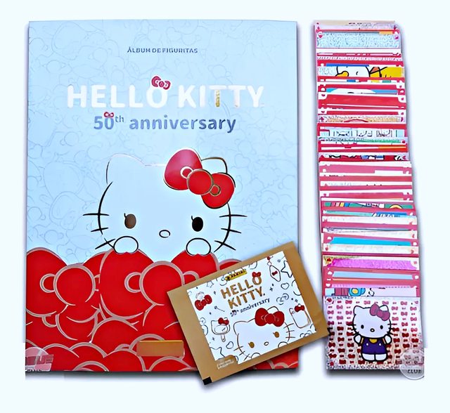 Hello Kitty 50th Aniversario (Panini, 2024): Álbum Completo A Pegar