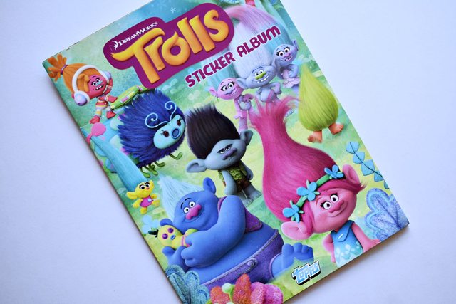 Trolls (Topps, 2016): Álbum Vacío (Sin láminas)