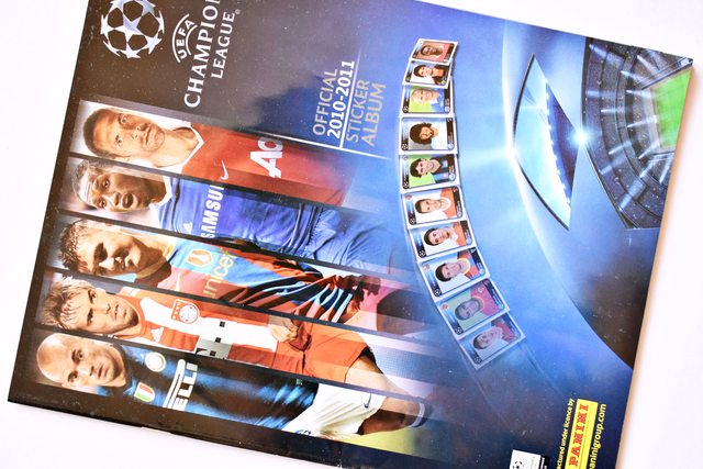 UEFA Champions League 2010-2011 (Panini, 2010): Álbum Vacío (Sin láminas)