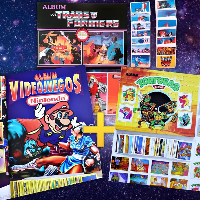 . Álbum Promo: Transformers + Video Juegos + Tortugas Ninja: Completos A Pegar