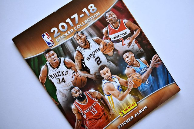 NBA Sticker Collection 2017-18 (Panini, 2017): Álbum Vacío (Sin láminas)