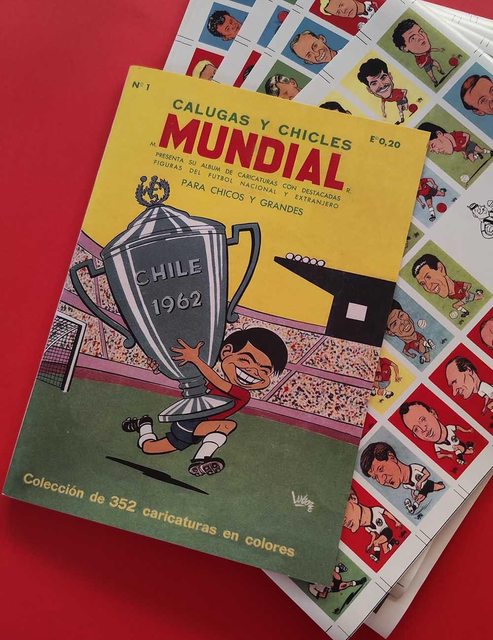 Copa Mundial 62' Cabezones: Álbum Completo A Pegar