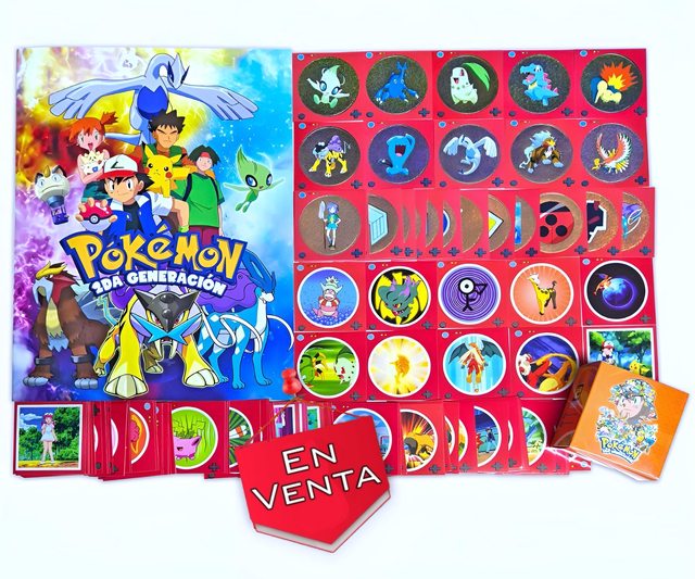 Pokémon, 2da Generación: Álbum Completo A Pegar