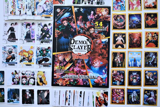 Demon Slayer Sagas [1ra a 4ta Temporada]: Álbum Completo A Pegar
