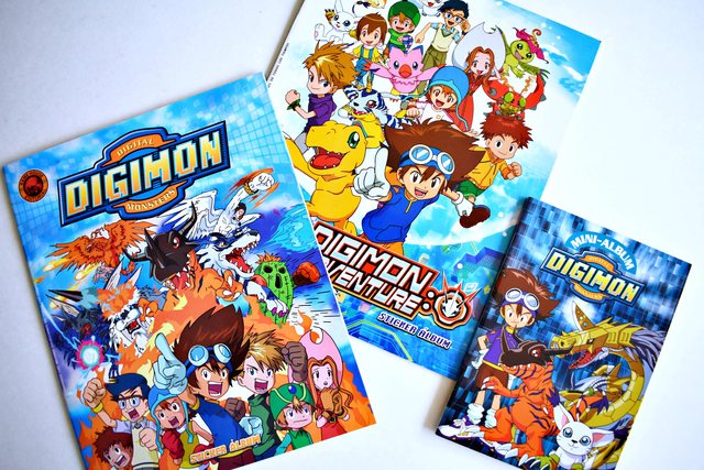 . PROMO Digimon [Colección]: 3 Álbumes Completos A Pegar