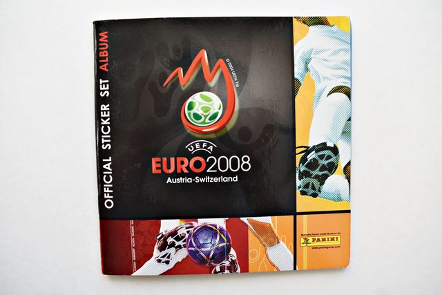 UEFA Euro 2008 Austria-Switserland Mini (Panini, 2008): Álbum Completo (Con todas sus láminas pegadas)