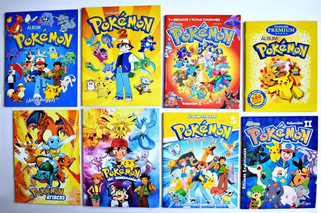 . PROMO Pokémon Clásica [Colección]: 8 Álbumes Completos A Pegar