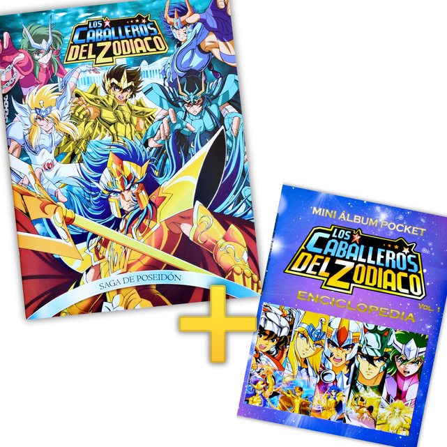 . Álbum Promo: Caballeros Del Zodiaco [Grande & Mini] Álbumes Completos A Pegar