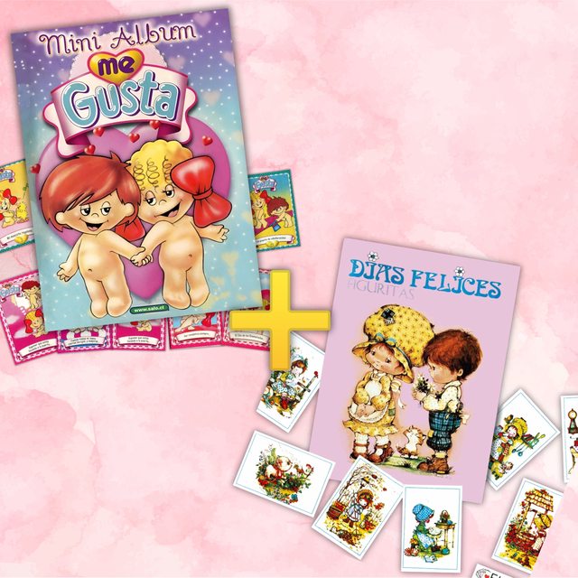 . Álbum Promo: Días Felices + Me Gusta Mini: Completos A Pegar