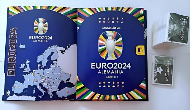 . Euro 2024 + Copa América 2024 [Tapa Dura]: Álbum Completo A Pegar [Ultimas Unidades]