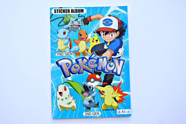 Pokémon, 1era y 2da Generación: Álbum Completo A Pegar