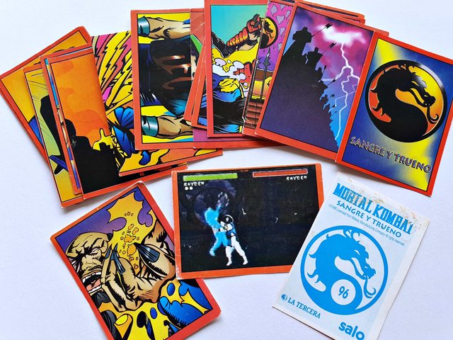 Mortal Kombat: 10 Láminas (Pack) [1995, Salo]