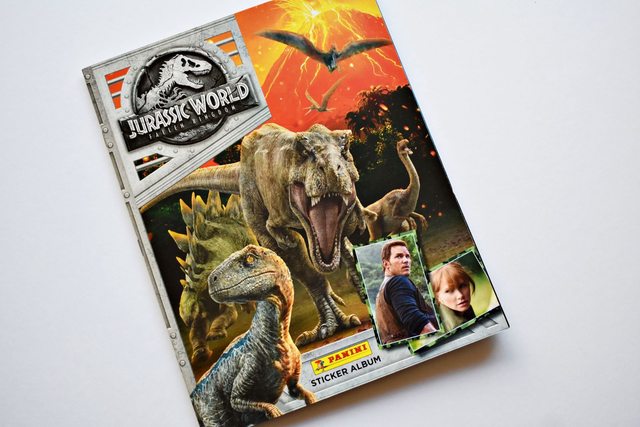 Jurassic World 2 (Panini, 2018): Álbum Completo (Con todas sus láminas pegadas)