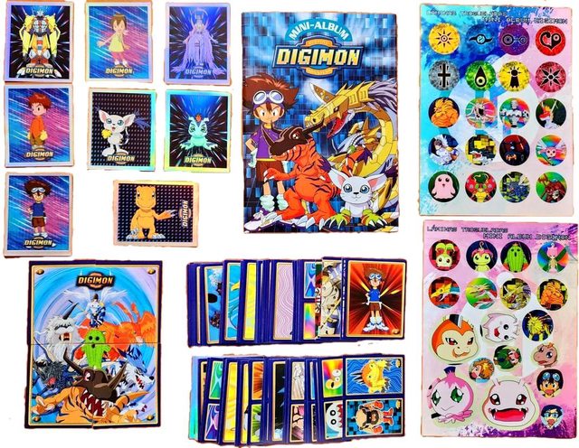 . Digimon Mini Album: Álbum Completo A Pegar