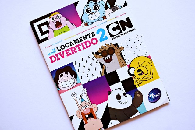 Cartoon Network, Un Álbum Locamente Divertido 2 Cartoon Network (Big-Bang, 2017): Álbum Completo (Con todas sus láminas pegadas)