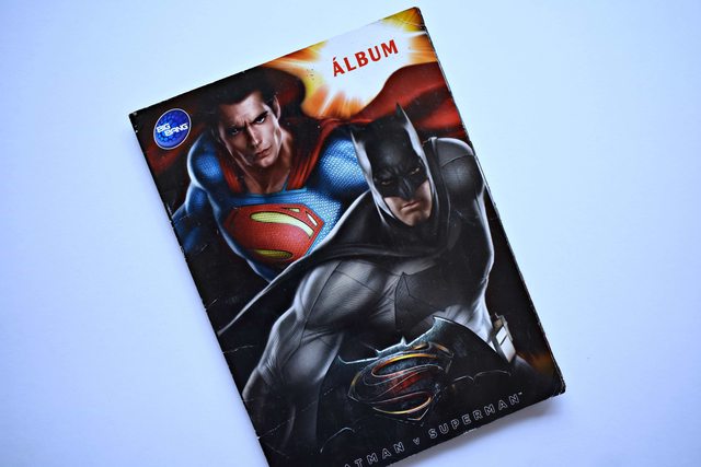 Batman V Superman (Big-Bang, 2016): Álbum Completo (Con todas sus láminas pegadas)