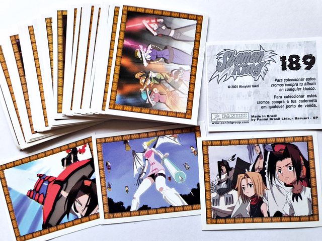 Shaman King: 30 Láminas (Pack) [2001, Panini]