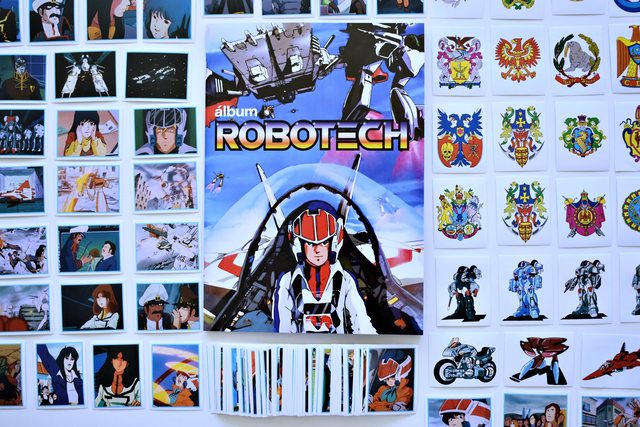 . 1 Álbum: Robotech 87' [Azul]: Álbum Completo A Pegar